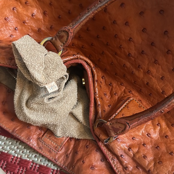 Prada vintage ostrich leather tote bag - Picture 14 of 16